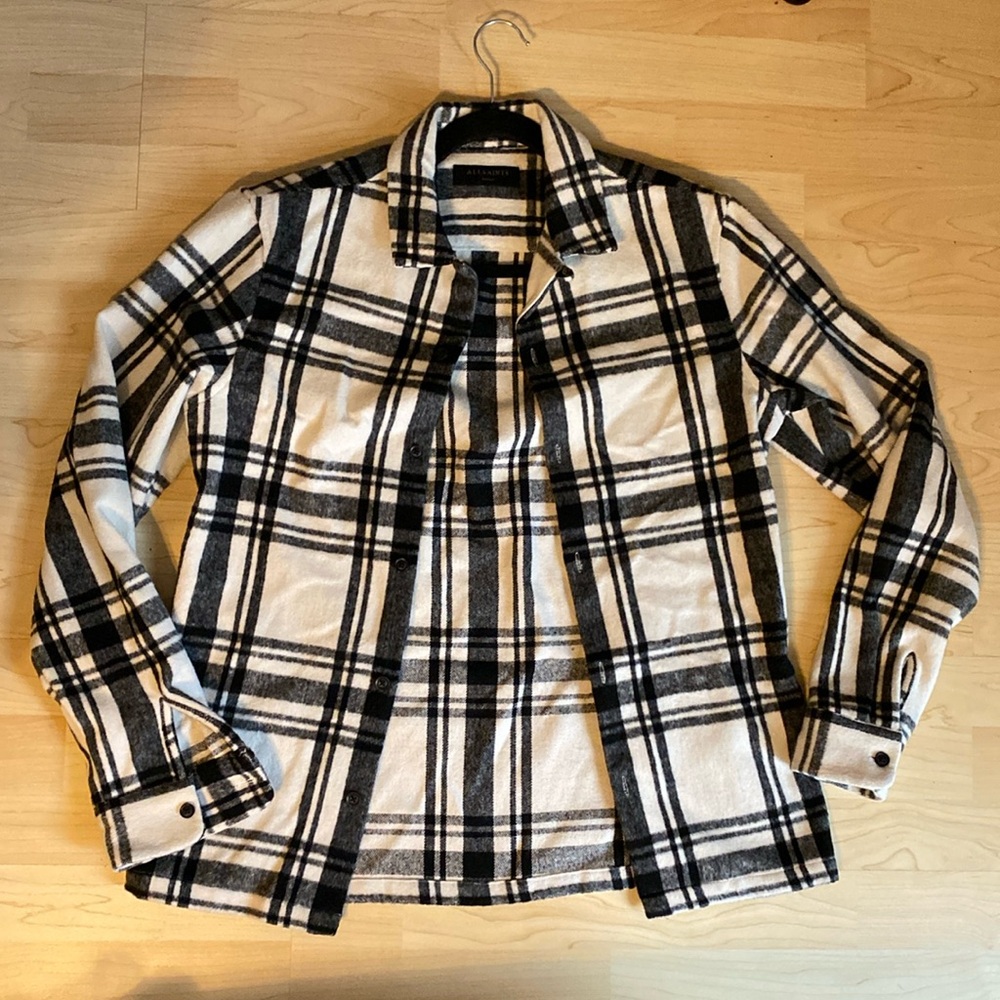 All Saints  - Grayson LS Shirt - Size Small
